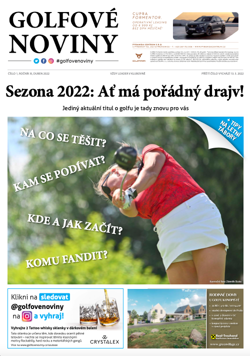 Golfové Noviny ČÍSLO 1/2022